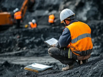 excavation worker sorting excavation permit in Sussex county